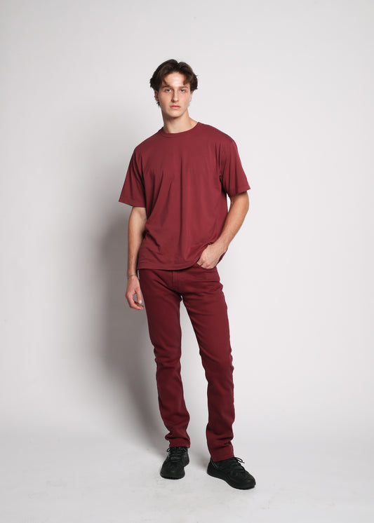 Men's Slim VII Denim - Red Wine